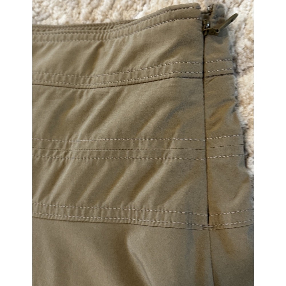 Athleta Women's Skort Sz 6 Taupe Khaki Skirt Shorts Tennis Pickle Ball Golf - Picture 4 of 9